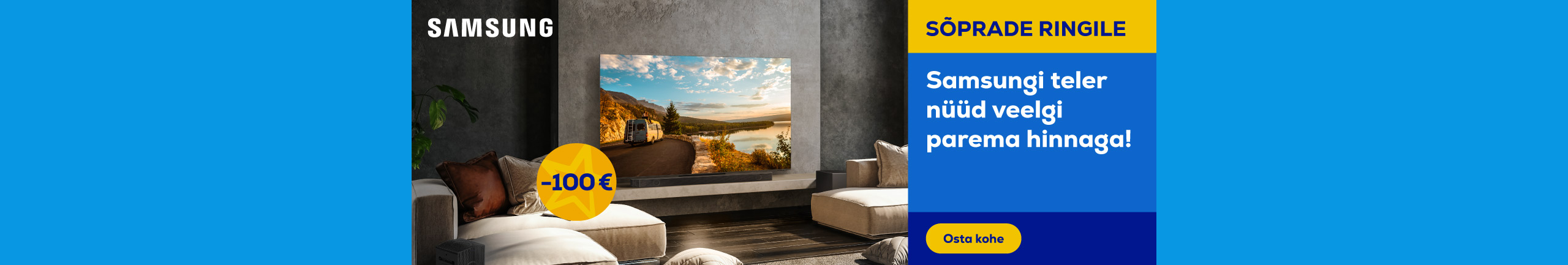 Samsung TV now even at a better price! 