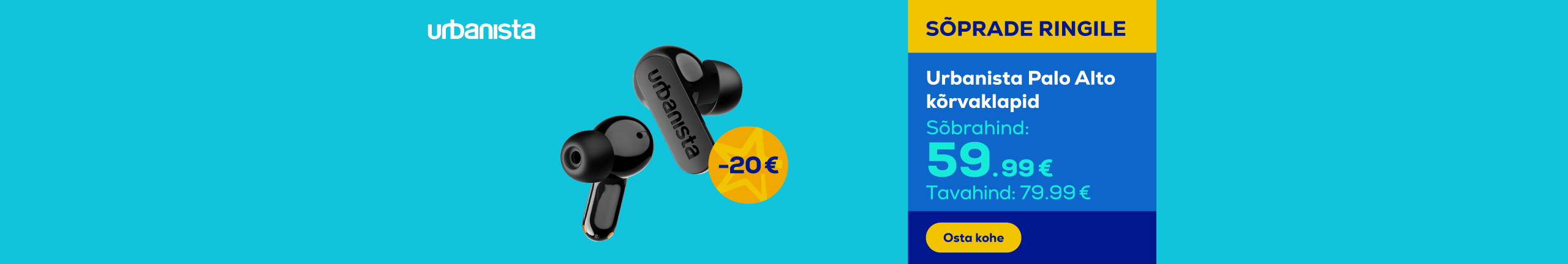 Urbanista Palo Alto wireless headphones