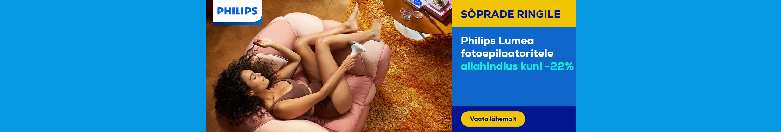 Philips Lumea photoepilators discount up to 22%