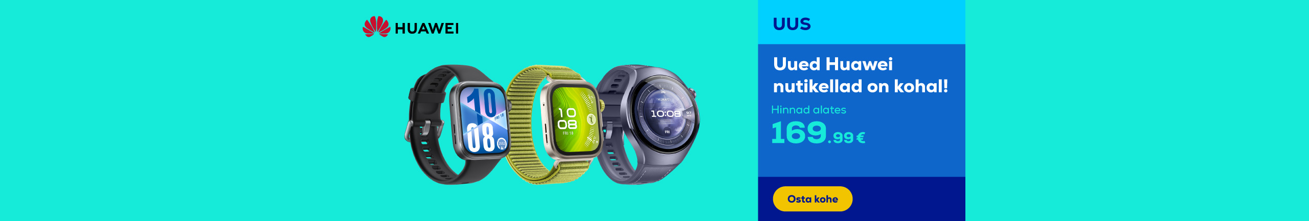 The new Huawei smartwatches are here!