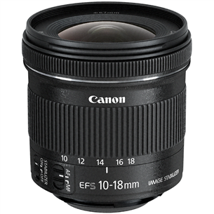 EF-S 10-18mm f/4.5-5.6 IS STM lens, Canon