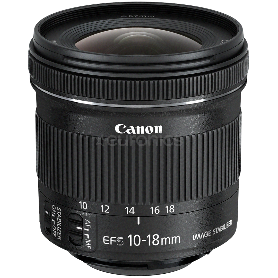 Объектив EF-S 10-18мм f/4.5-5.6 IS STM, Canon