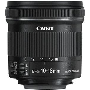 EF-S 10-18mm f/4.5-5.6 IS STM lens, Canon