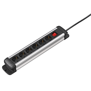 Hama Pro-S 60S, 3 m, 6 sockets, black/grey - Extension plug 00108860