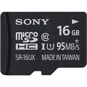 MicroSDHC mälukaart Sony SR-16UX (16 GB)