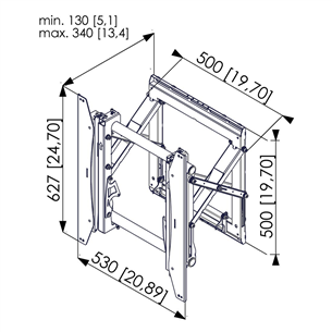 Video wall pop out module Vogel´s PFW 6875