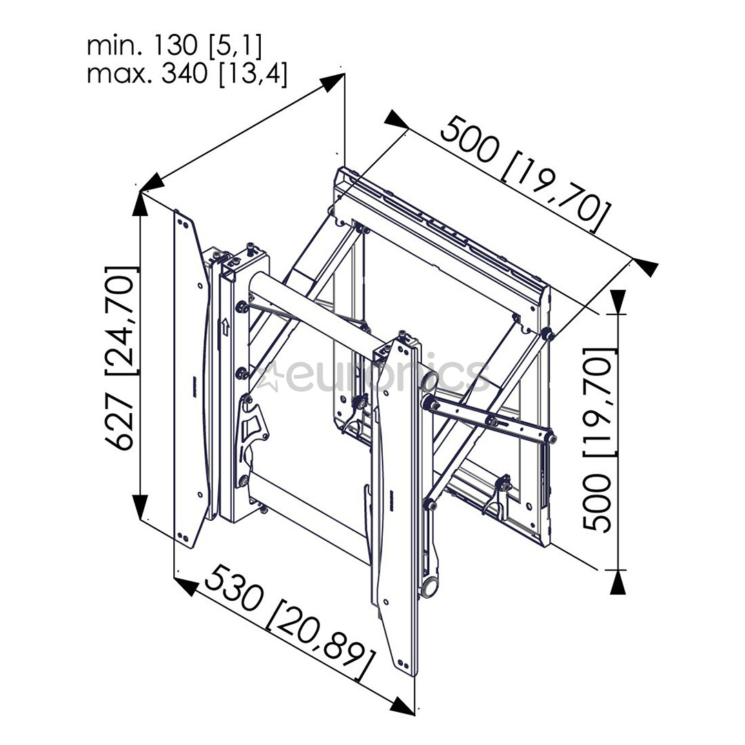 Eemalduv videoseina moodul Vogel´s PFW 6875