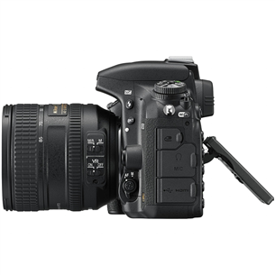 DSLR camera Nikon D750 with 24-120 mm lens