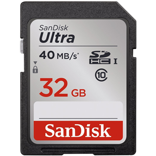 SDHC memory card 32 GB Ultra Class 10 UHS-I, Sandisk
