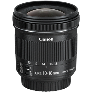 Объектив EF-S 10-18мм f/4.5-5.6 IS STM комплект, Canon