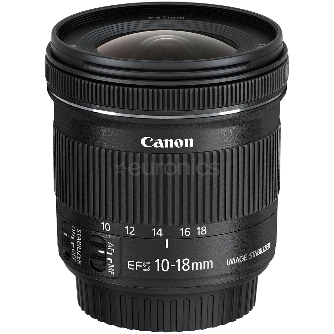 EF-S 10-18mm f/4.5-5.6 IS STM lens bundle, Canon