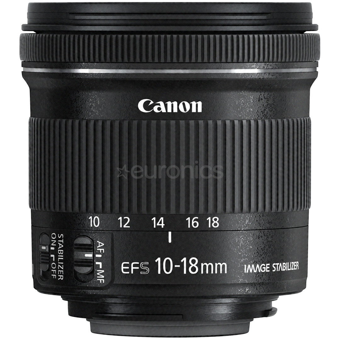 EF-S 10-18mm f/4.5-5.6 IS STM lens bundle, Canon