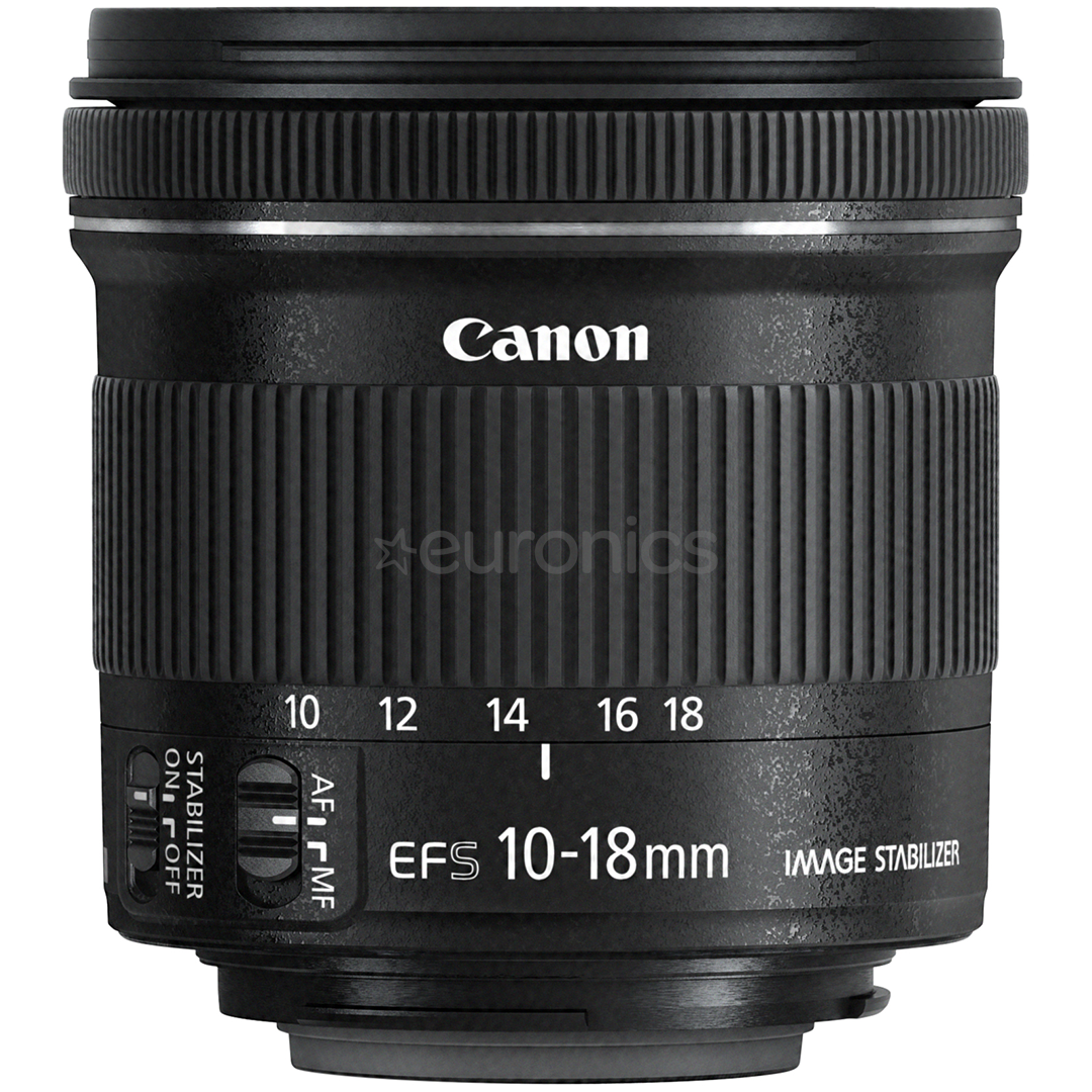 EF-S 10-18mm f/4.5-5.6 IS STM lens bundle, Canon