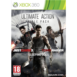 Xbox360 mäng Ultimate Action Triple Pack