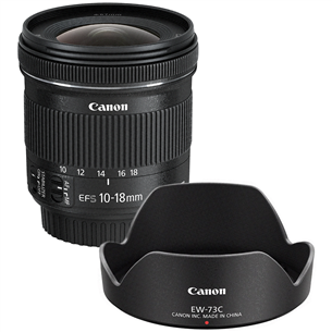 Объектив EF-S 10-18мм f/4.5-5.6 IS STM комплект, Canon