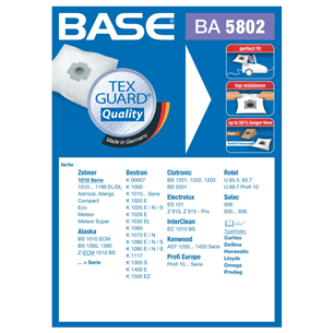 Dust bags BA5802, Base