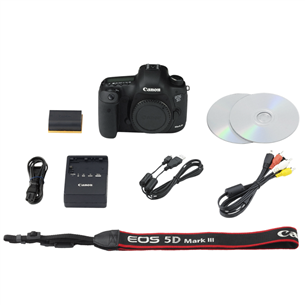 Peegelkaamera EOS 5D Mark III kere, Canon