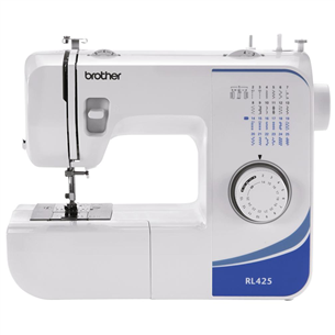 Brother, white/blue - Sewing machine