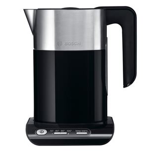 Bosch Styline, variable thermostat, 1.5 L, black/inox - Kettle