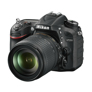 Peegelkaamera D7200 18-105 mm VR, Nikon