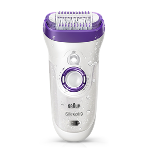 Epilator Silk-épil 9 + face cleansing brush, Braun