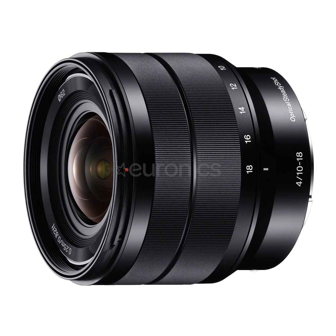 Objektiiv E 10-18mm f/4.0 OSS, Sony