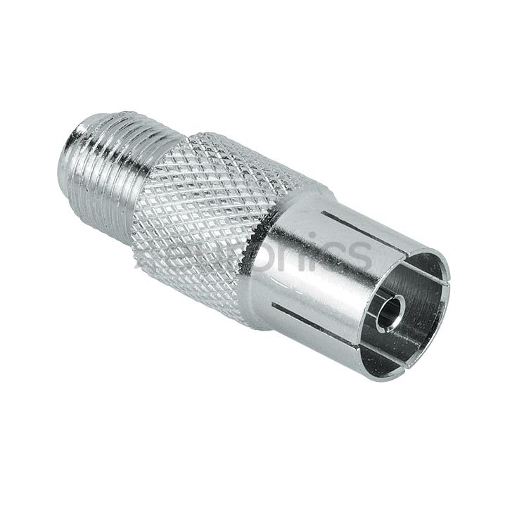 Antenna cable adapter (F to coax) Hama