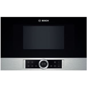 Bosch, 21 L, black/inox - Built-in microwave oven BFL634GS1