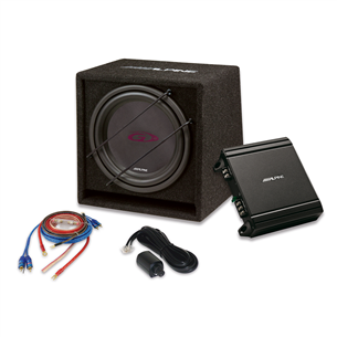 12" subwoofer with enclosure Alpine