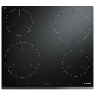 Hansa, width 57.6 cm, black - Built-in induction hob