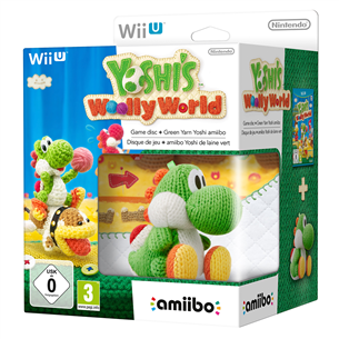 Wii U game Yoshi's Woolly World + Green Yarn Yoshi amiibo, Nintendo