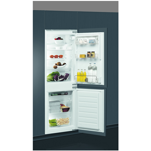 Built-in refrigerator, Whirlpool / height: 158 cm