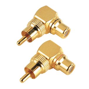 RCA (male) to RCA (female) adapter Hama (2 pcs)