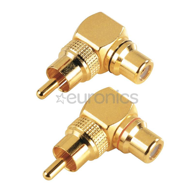 Аdapterid RCA 90° Hama (2 tk)