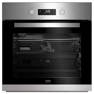 Beko, 71 L, black/inox - Built-in oven