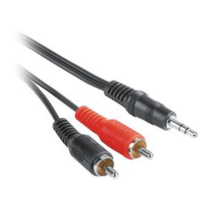 Kaabel 3,5 mm -- 2х RCA Hama (5 m)