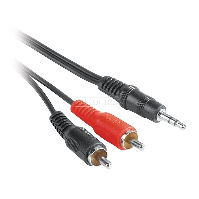 Kaabel 3,5 mm -- 2х RCA Hama (5 m)