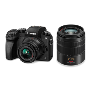 Гибридная камера LUMIX G7 + объективы LUMIX G Vario 14-42 мм и 45-150 мм, Panasonic