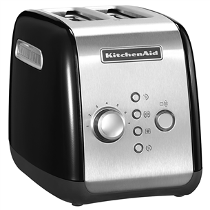 KitchenAid P2, 1100 Вт, черный/нерж. сталь - Тостер