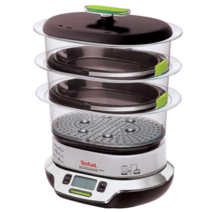 Tefal Vitacuisine Compact, 1800 Вт, черный/серебристый - Пароварка