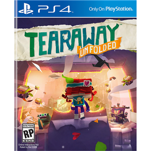 PS4 mäng Tearaway Unfolded