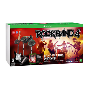 Xbox One game Rock Band 4 Band-in-a-Box Bundle