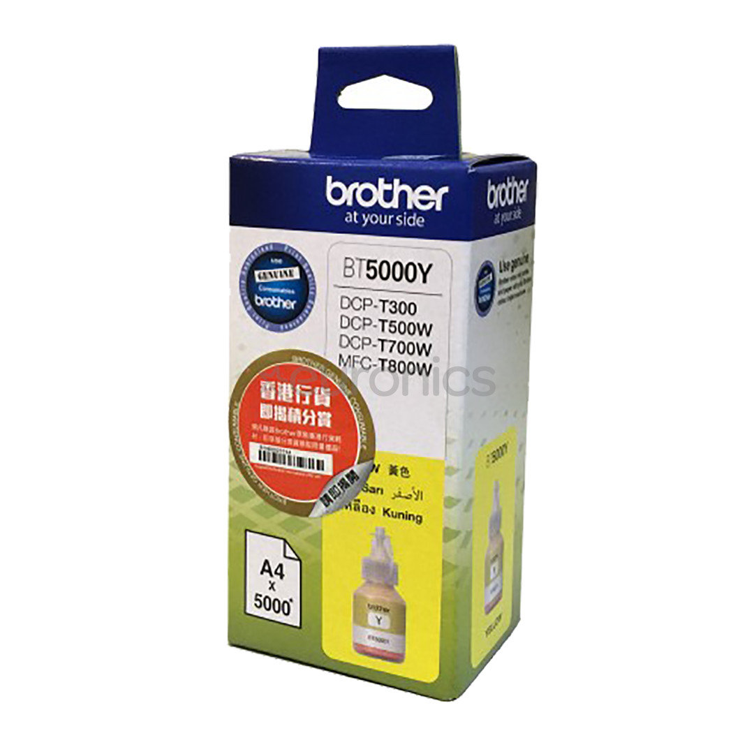 Tindimahuti täitepudel Brother BT5000Y (kollane)