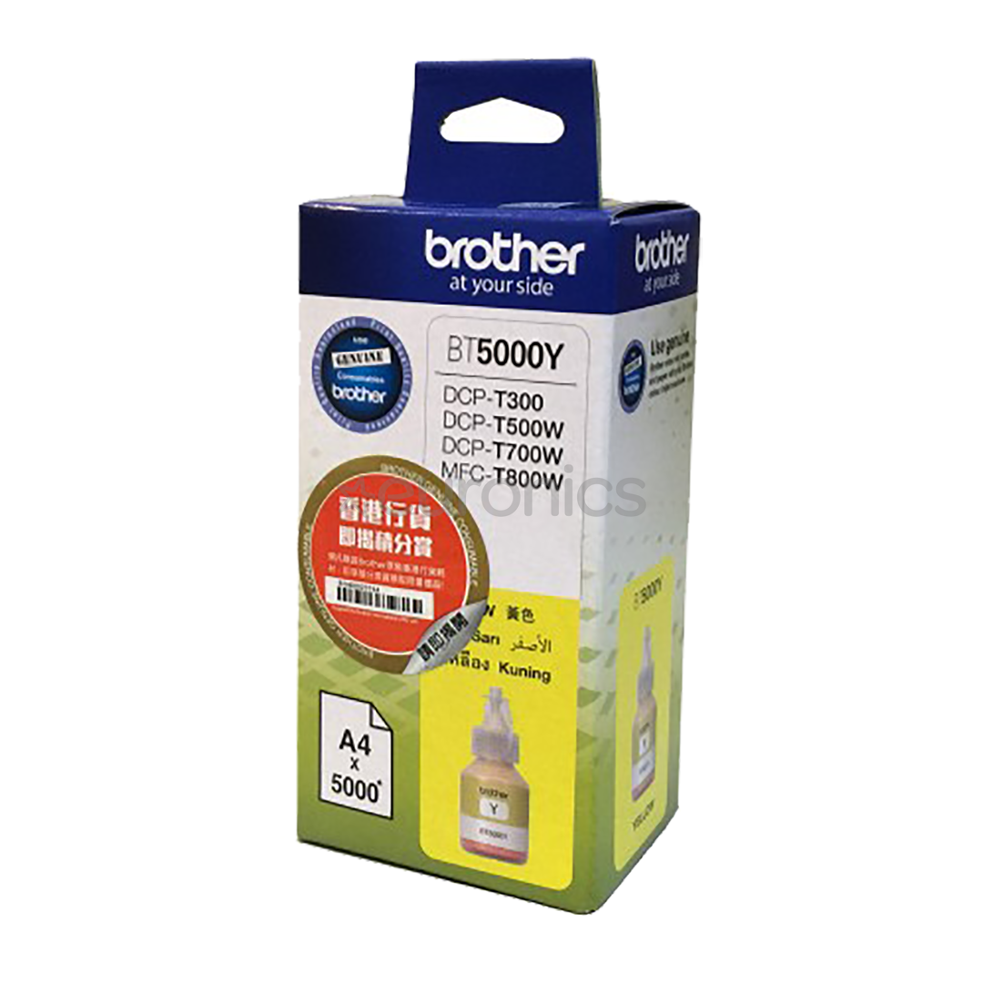 Tindimahuti täitepudel Brother BT5000Y (kollane)