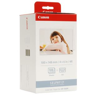 Värvitintide ja paberi komplekt Canon KP-108IP