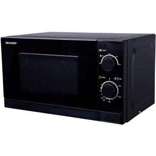 Sharp, 20 L, 800 W, black - Microwave Oven R200BKW