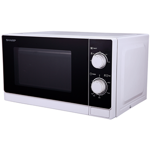 Sharp, 20 L, 800 W, white - Microwave Oven R200WW