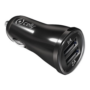 Car charger 2x USB Celly