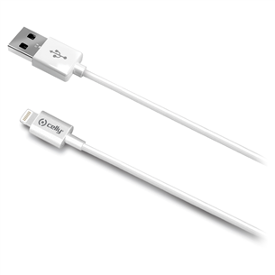 Juhe USB -- Lightning, Celly / 2 m
