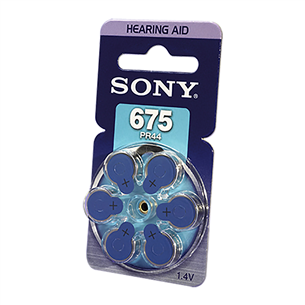 Hearing aid battery, Sony / 605 mAh